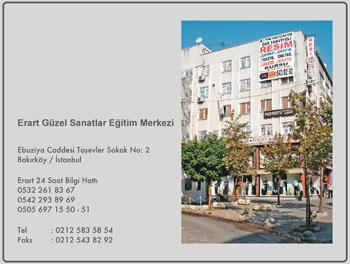 Erart Güzel Sanatlara Hazırlık Resim Kursu Bakırköy