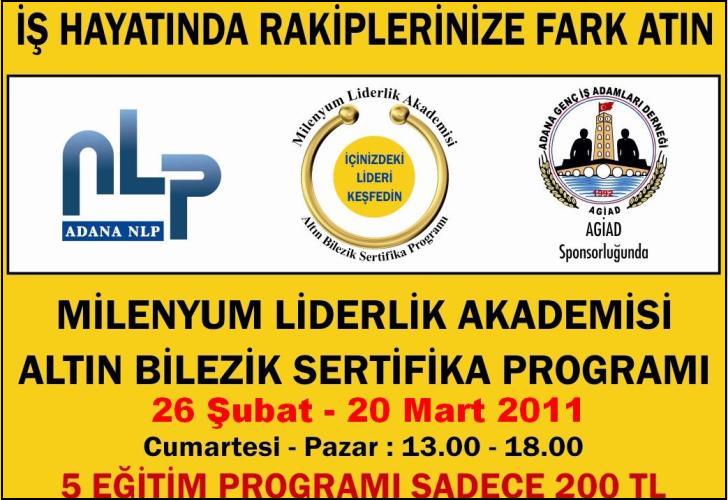 Milenyum Liderlik Akademisi Altın Bilezik Sertifika Programı