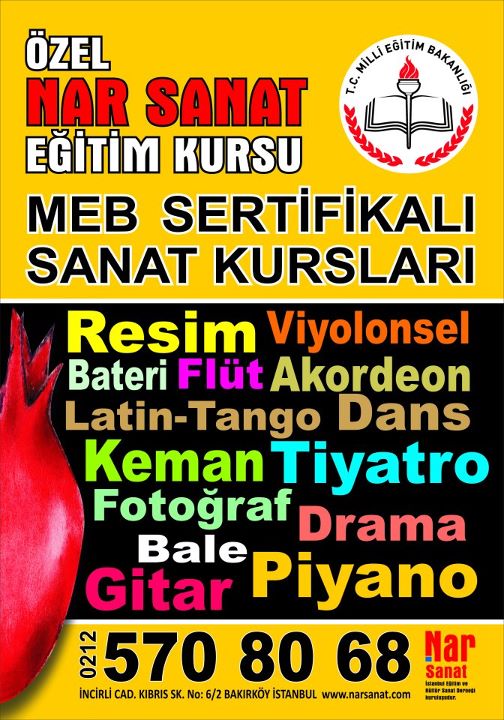 M.e.b. Özel Nar Sanat Eğitim Kursu