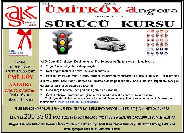 Ümitköy Angora Sürücü